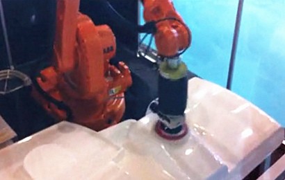陶瓷件自动打磨抛光工作站