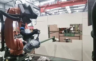 锻压模具自动清理工作站