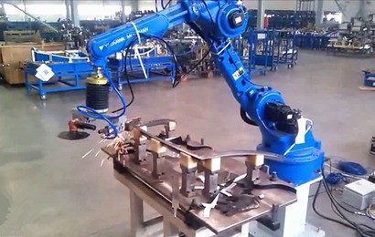 汽车车门焊缝打磨工作站